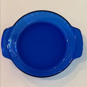 Anchor Hocking Deep Blue Glass Baking Dish